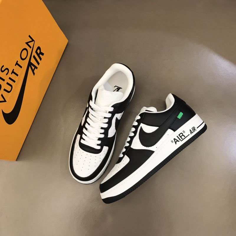 Classic Black & White Sneakers – Premium Casual Shoes