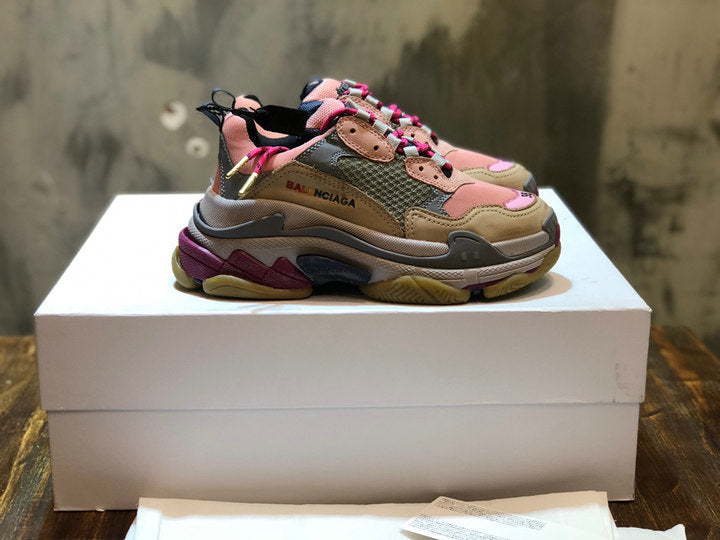 Balenciaga Triple S Pink Beige Sneake