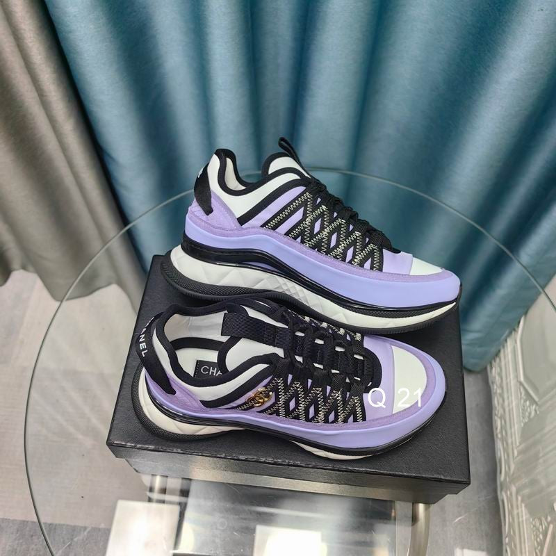 Luxury Purple Wave Runner Sneakers