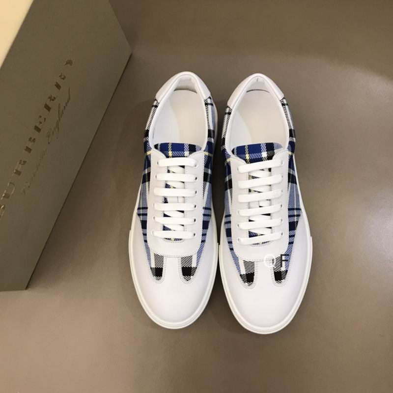 Luxury Plaid Streetwear Sneakers