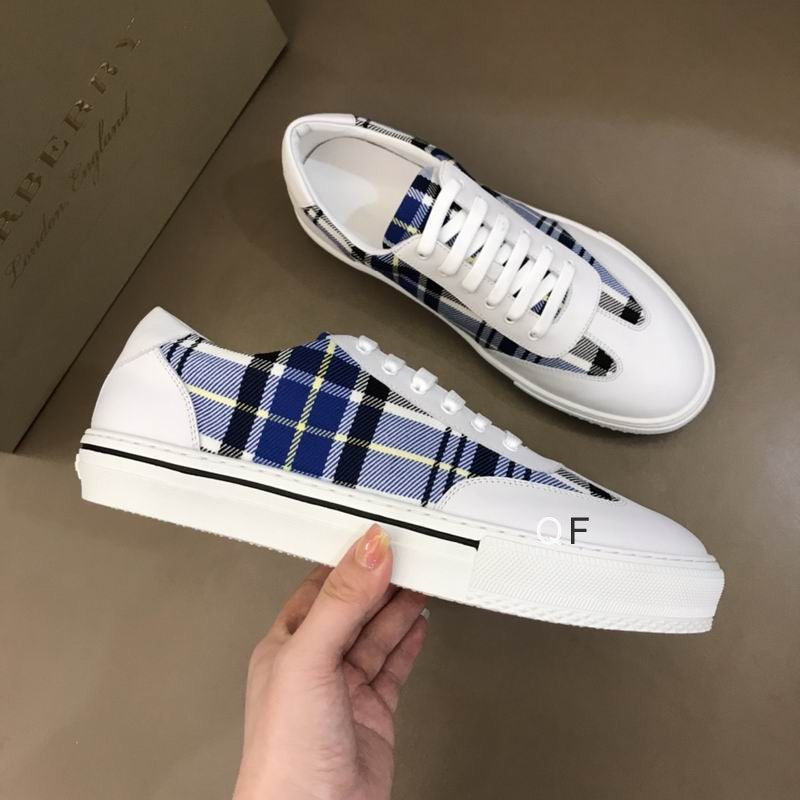 Luxury Plaid Streetwear Sneakers