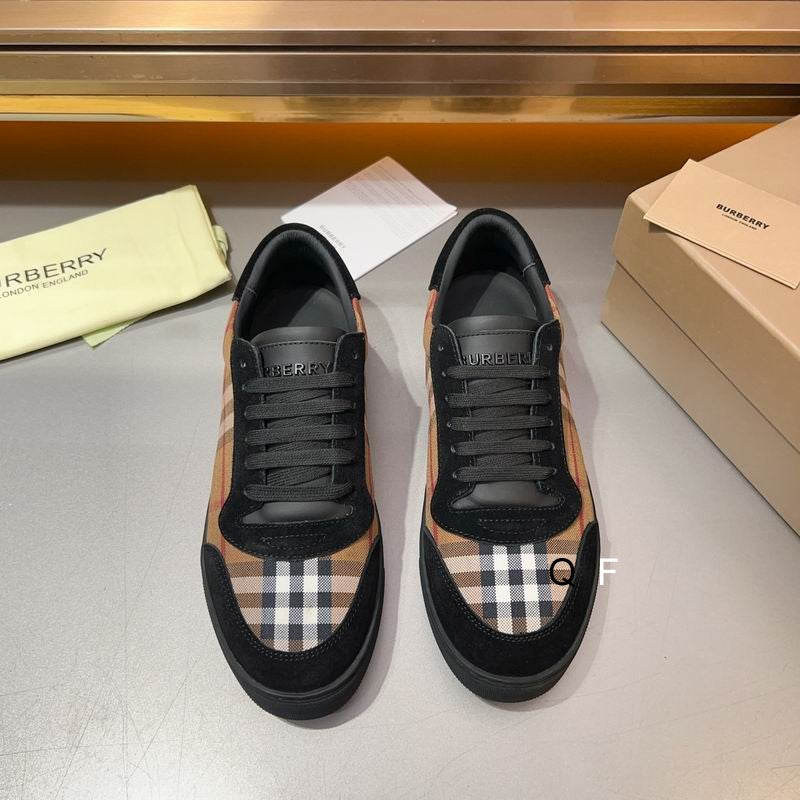 Luxury Checkered Casual Sneakers