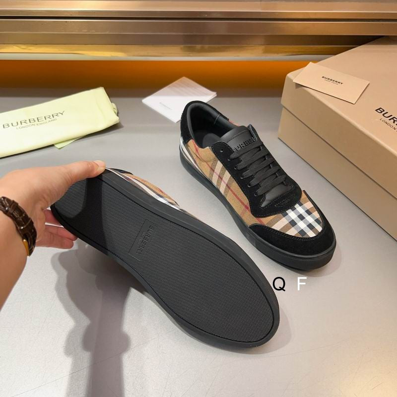 Luxury Checkered Casual Sneakers