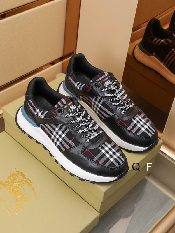 Luxury Plaid Runner Sneakers