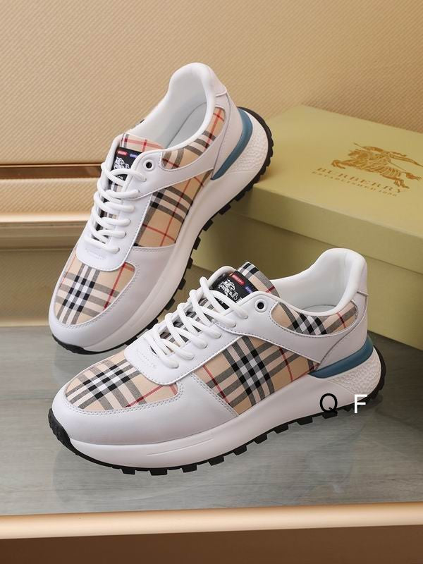 Luxury Plaid Runner Sneakers