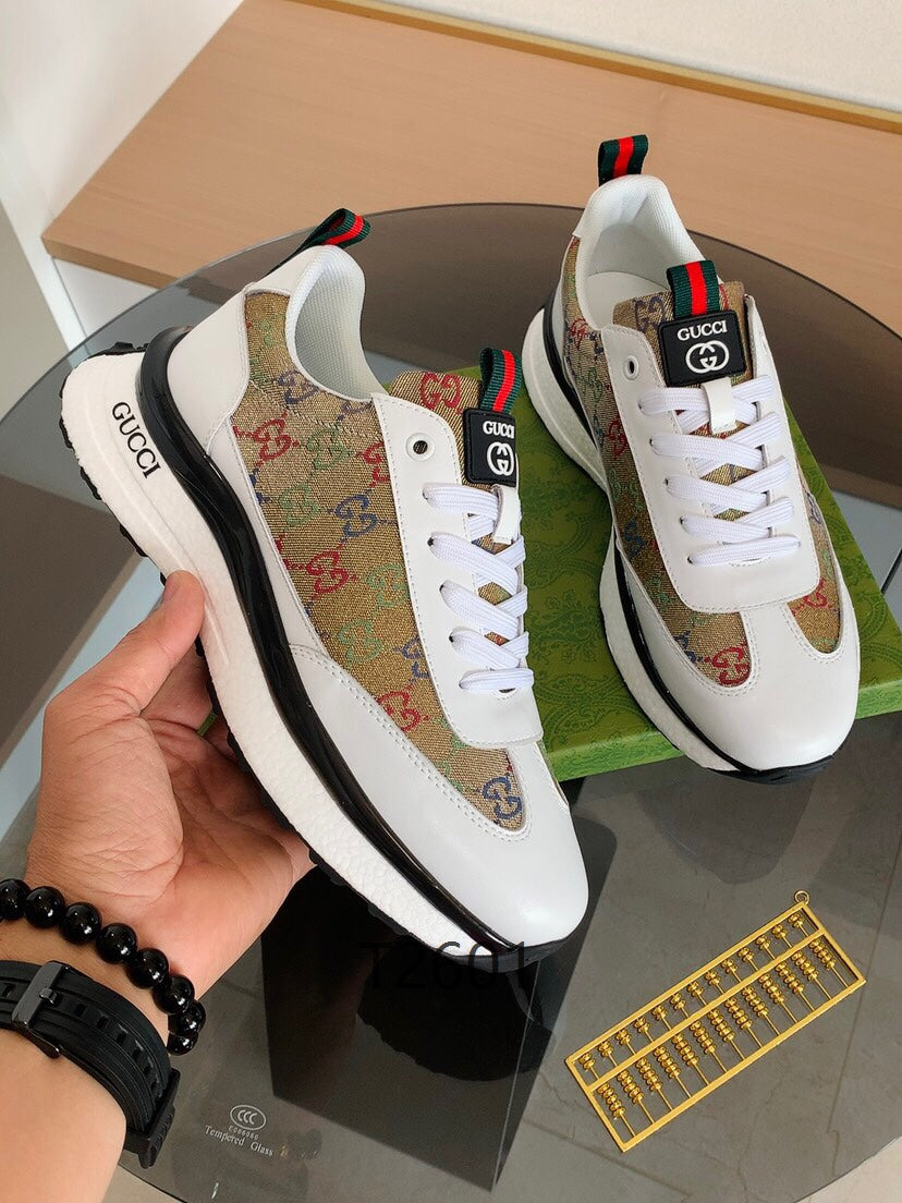 Luxury GG Designer White Sneakers