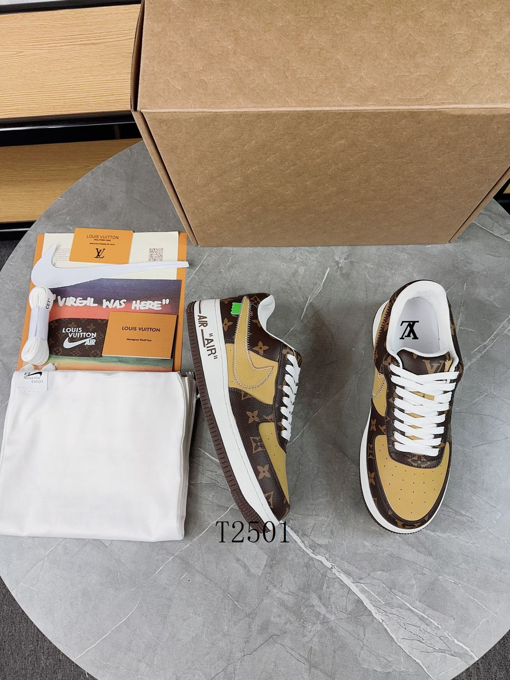 Luxury Brown Streetwear Sneakers