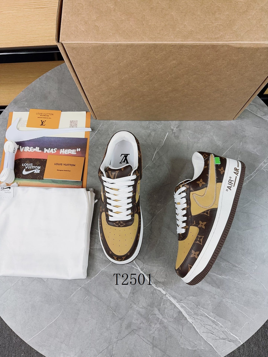 Luxury Brown Streetwear Sneakers