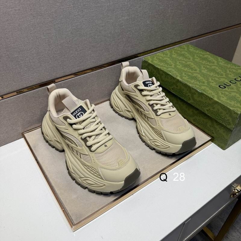 Luxury Chunky Sneakers – Beige Casual Fashion Shoes