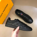Premium Black Monogram Luxury Sneakers